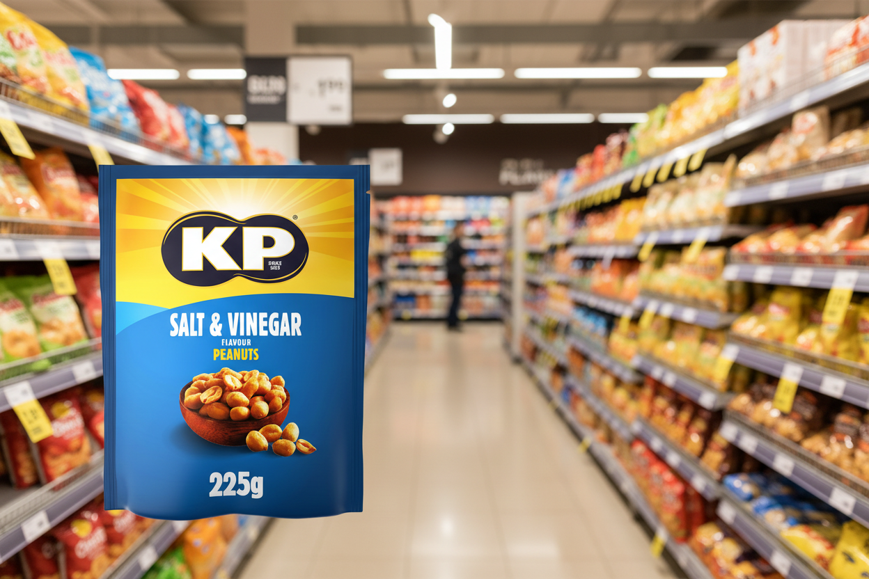 8 x Kp Salt & Vinegar Peanuts - 225GM