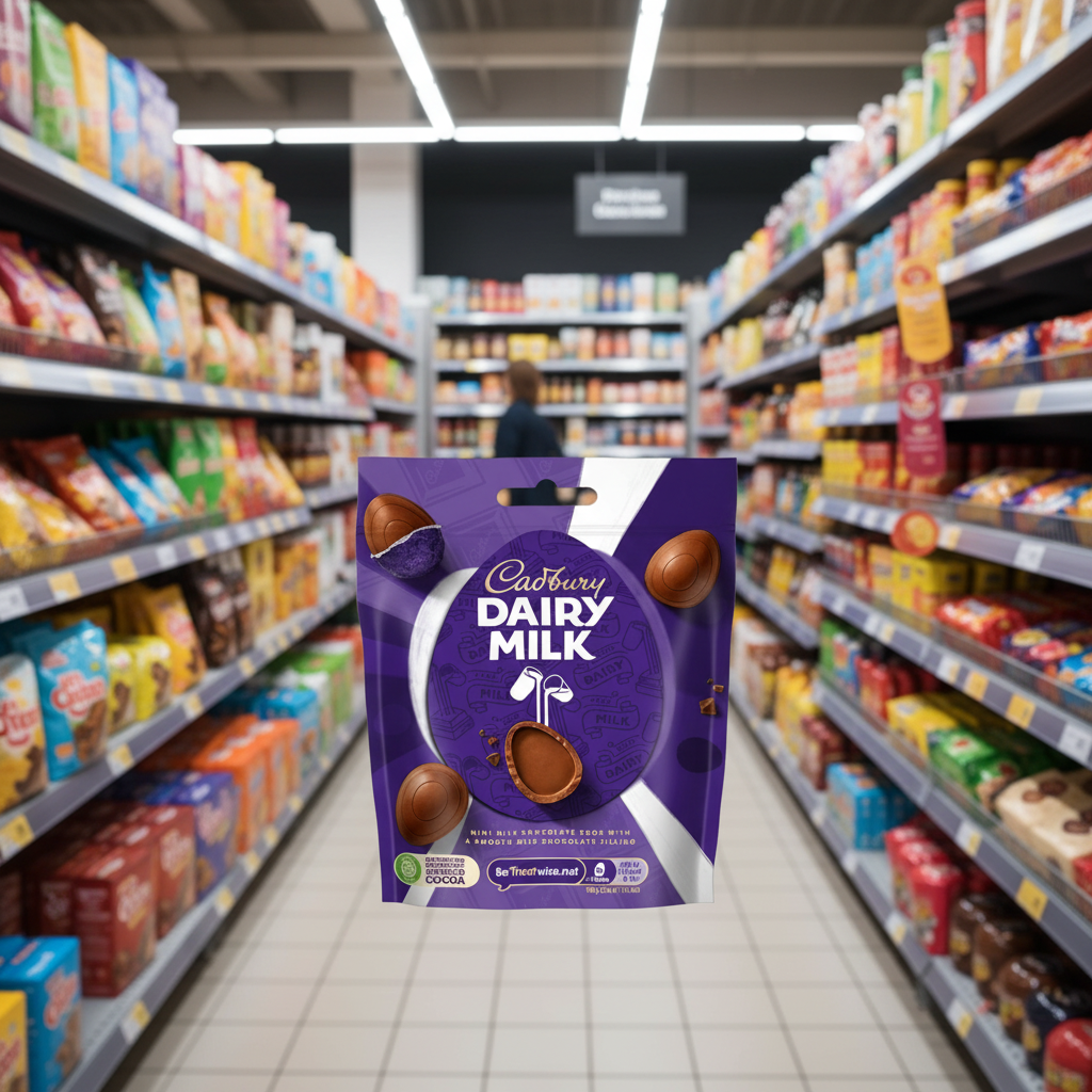 18 x Cadbury Dairy Milk Chocolate Egg Bag - 77GM