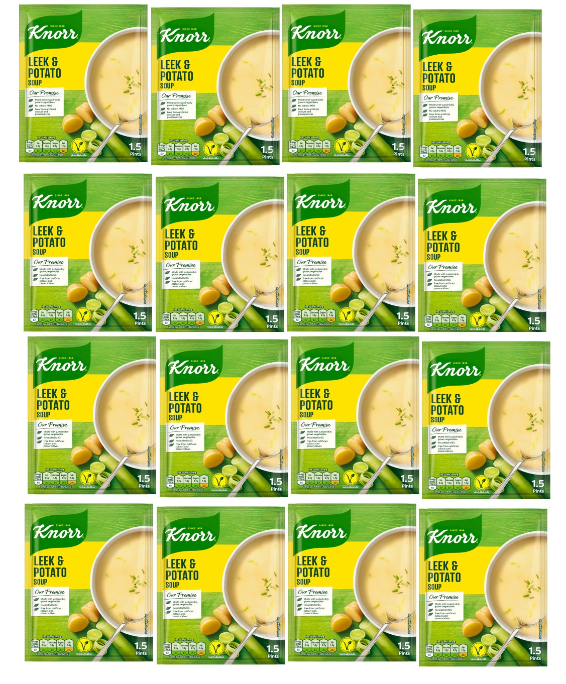 12 x Knorr Leek & Potato Soup 70G
