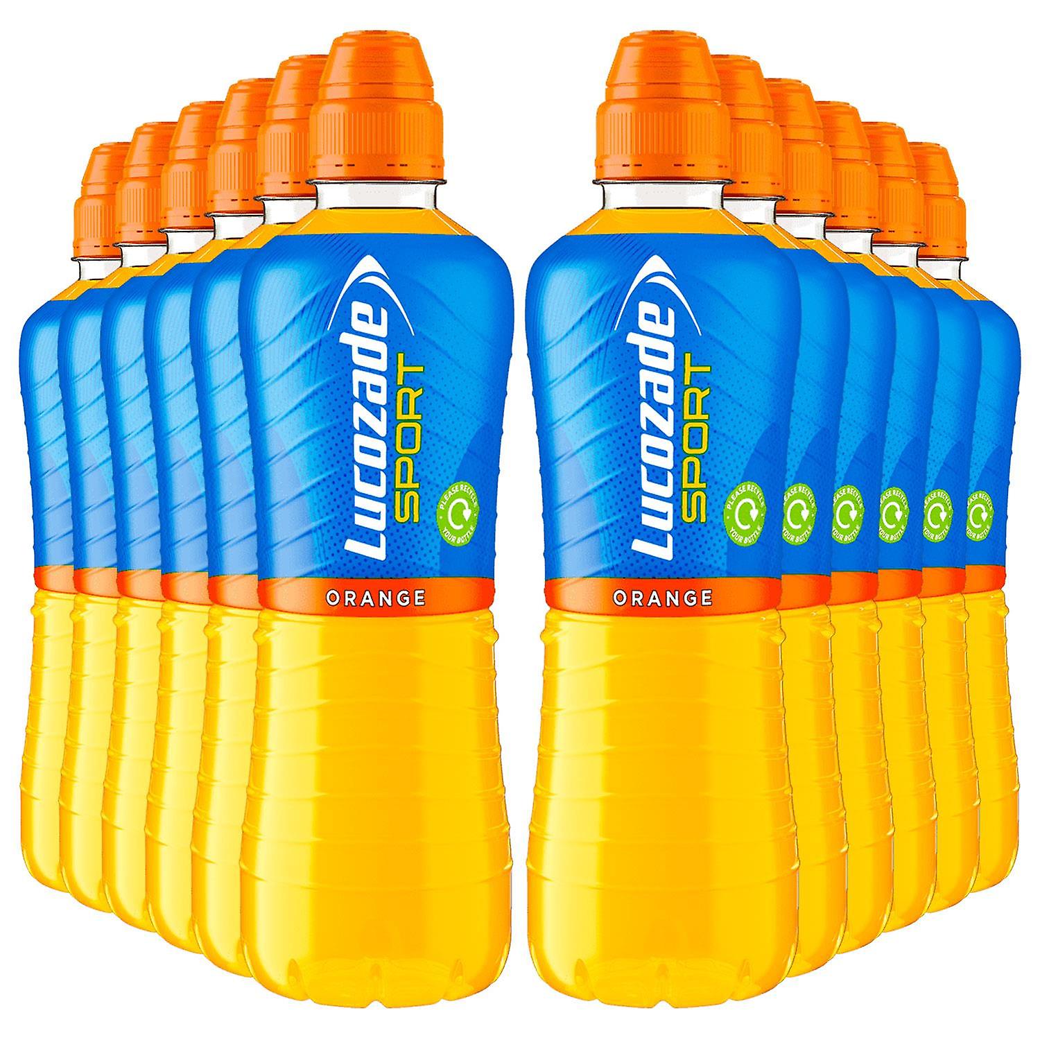 12 x Lucozade Sport Orange - 500Ml