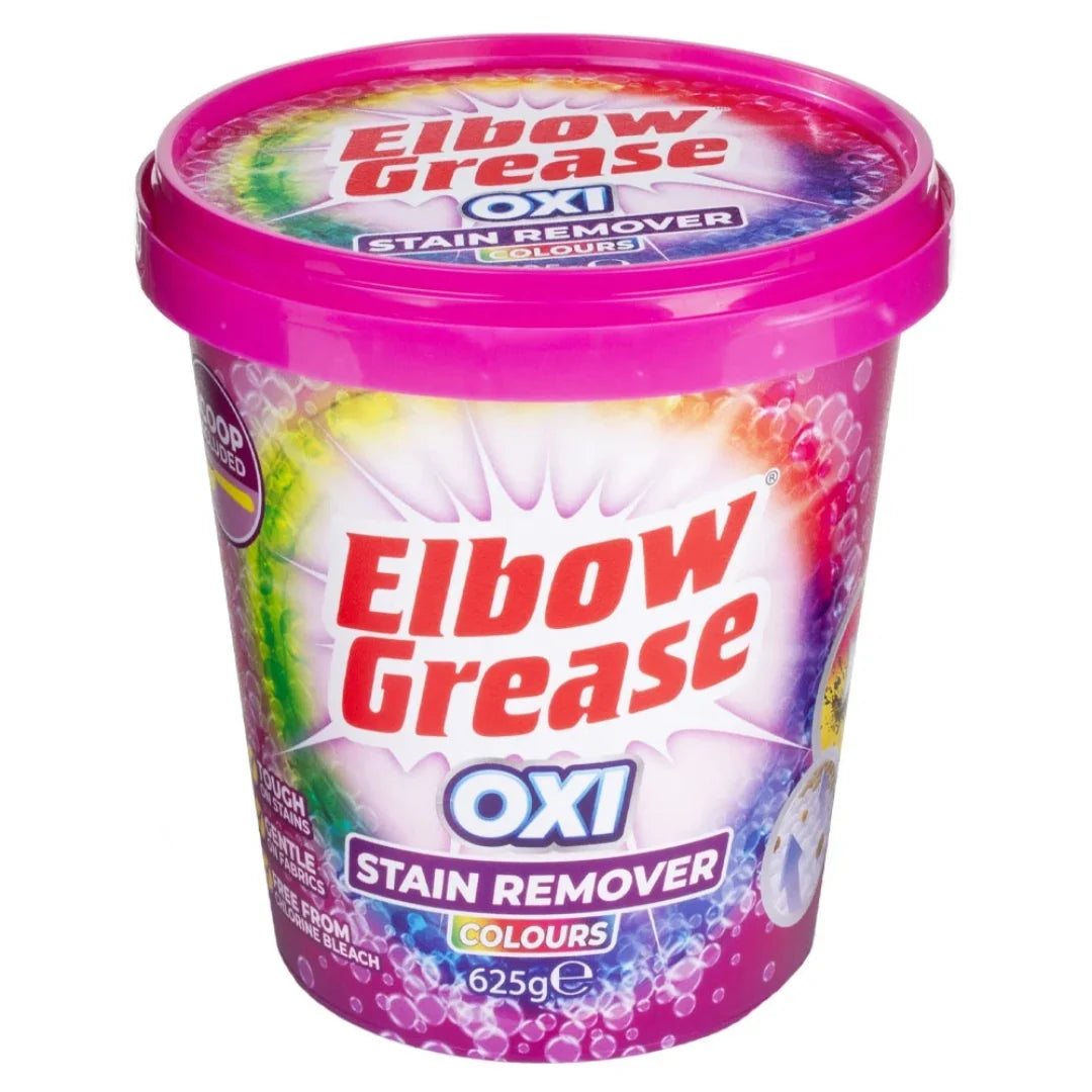 12 X Elbow Grease Oxi Stain Remover Colours - 625Gm