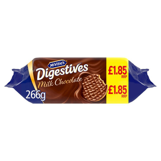 15 x Mcvities Milk Choc Digestives - 266GM