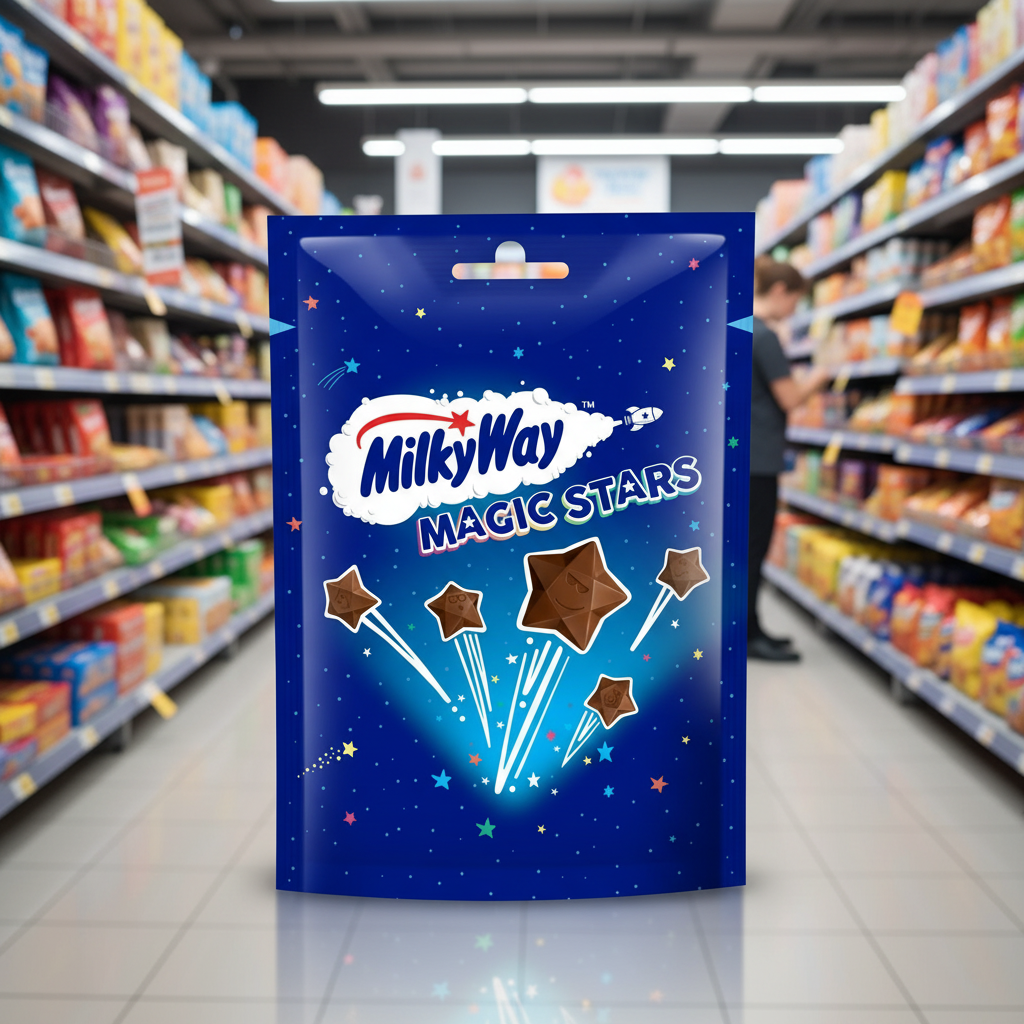 12 x Milky Way Magic Stars Pouch Bag - 100GM