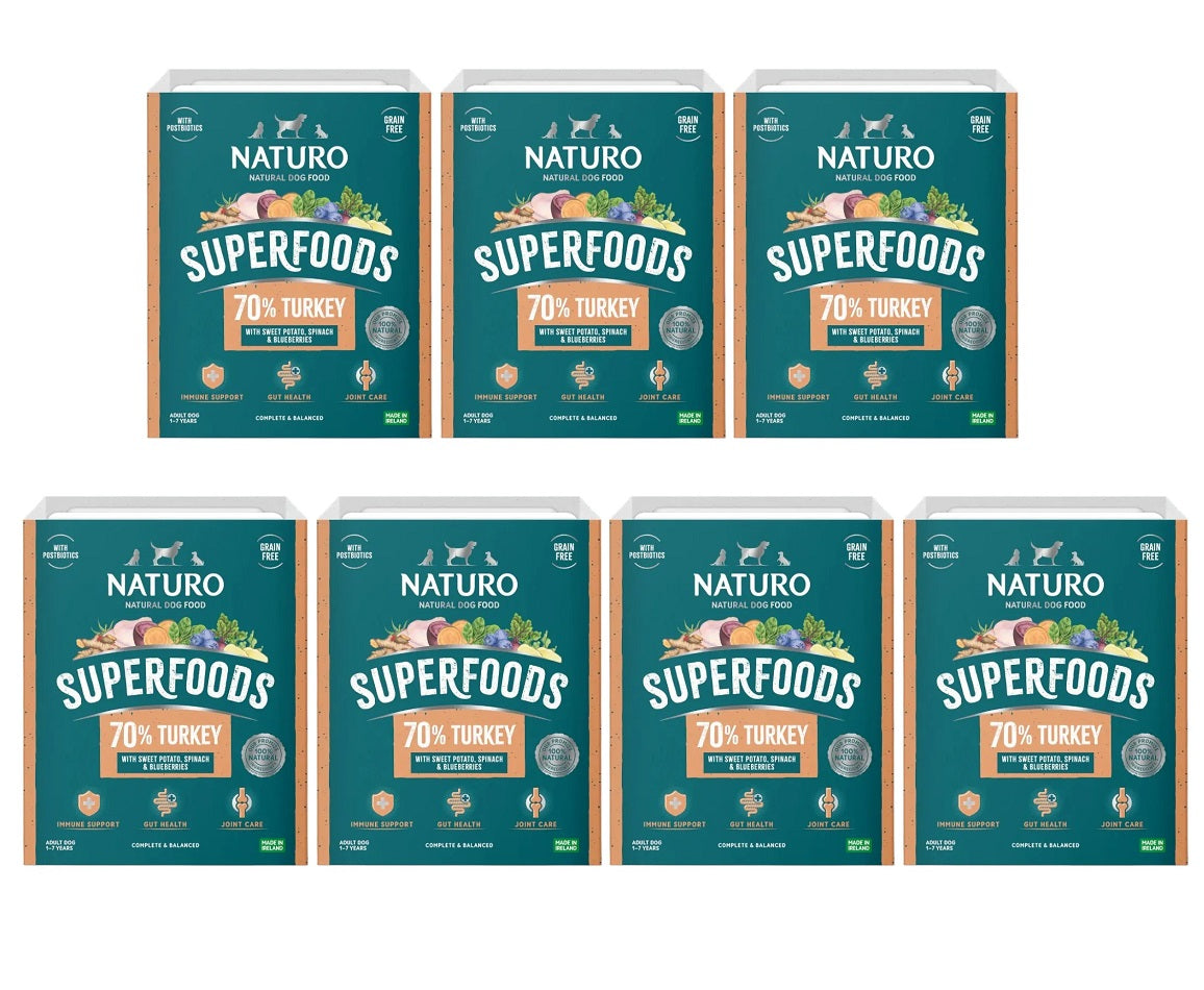 7 X Naturo Superfoods Turkey - 395Gm