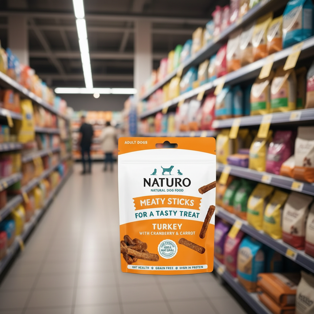 8 X Naturo Meaty Sticks Turkey - 70Gm