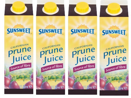 4 x Sunsweet Prune Juice 1L