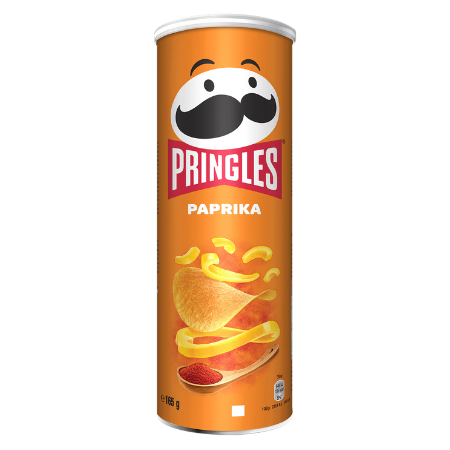 19 X Pringles Paprika - 165Gm