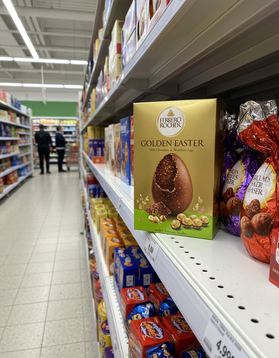 4 x Ferrero Rocher Golden Easter Egg - 175GM