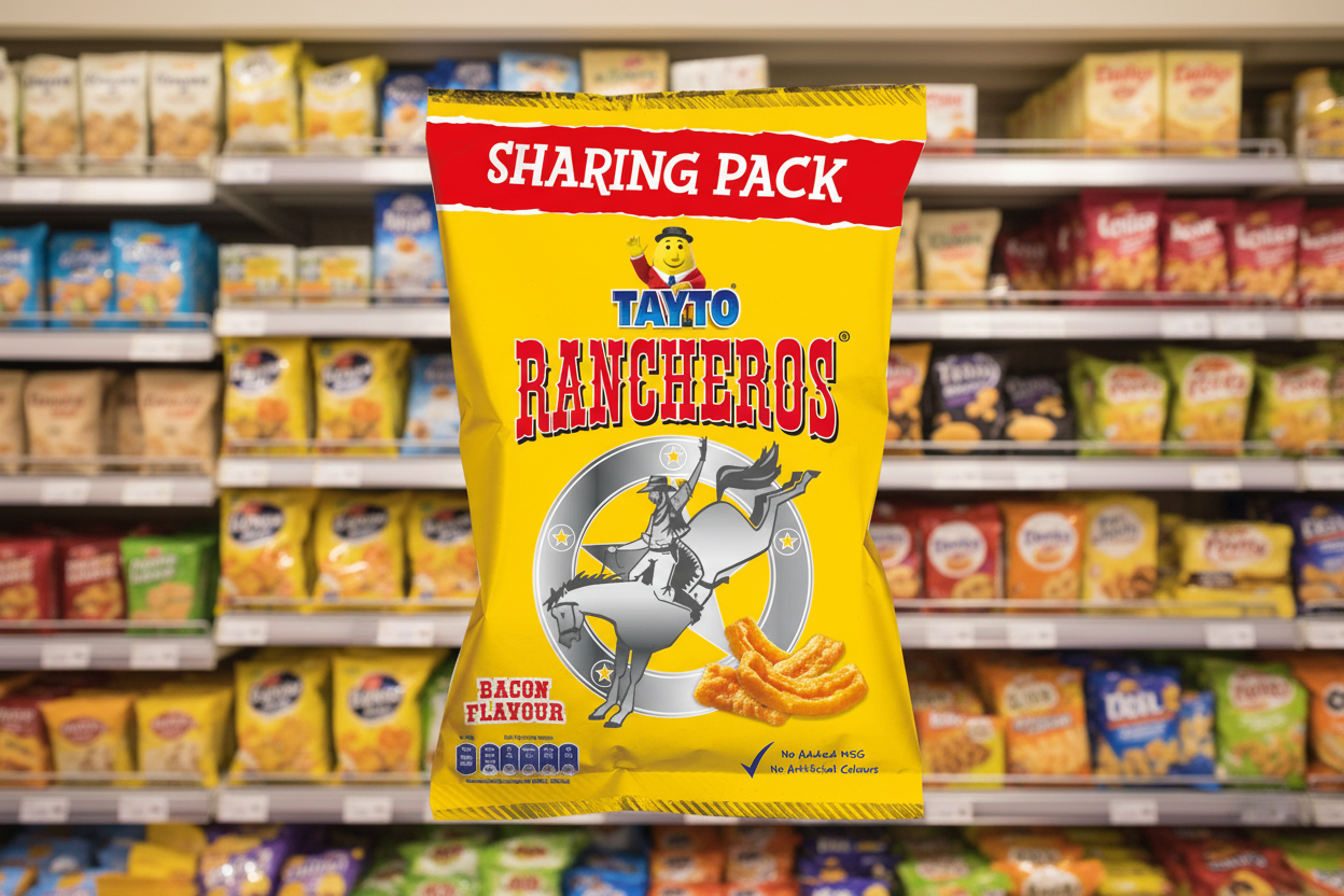 12 x Tayto Rancheros Bacon Flavour 100G