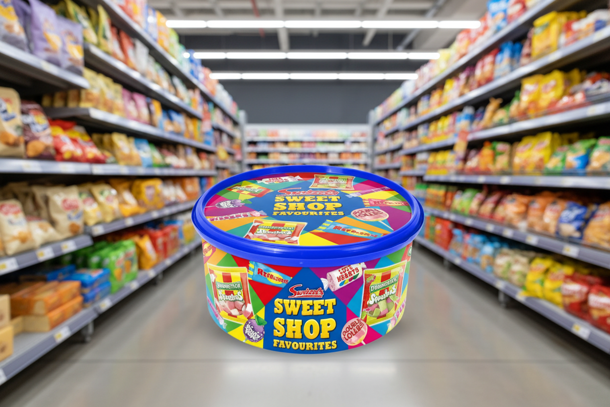 4 x Swizzels Sweet Shop Favourites Tub - 650G