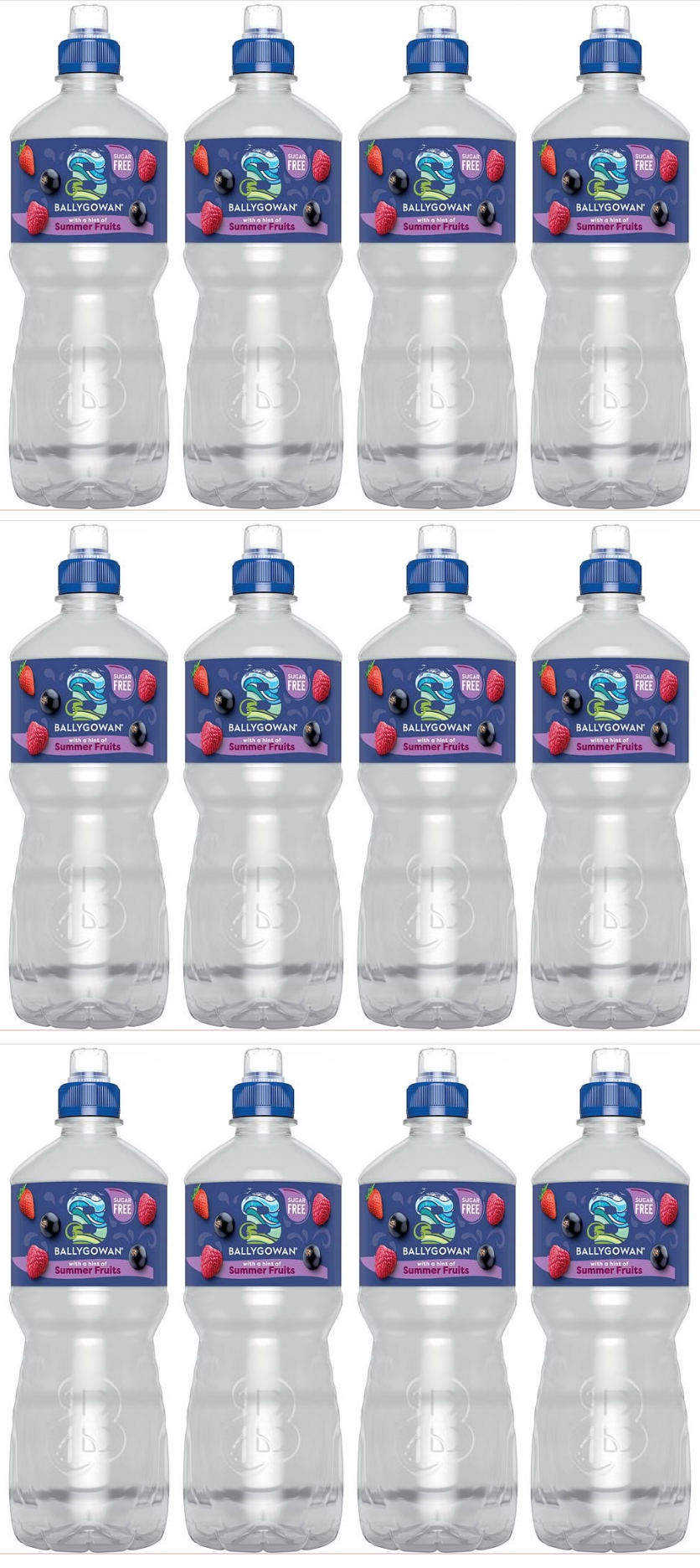 15 x Ballygowan Hint Of Fruit Summer Fruits 750Ml