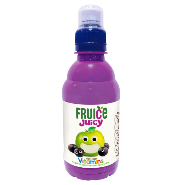24 x Fruice Juicy Apple And Blackcurrant 250Ml