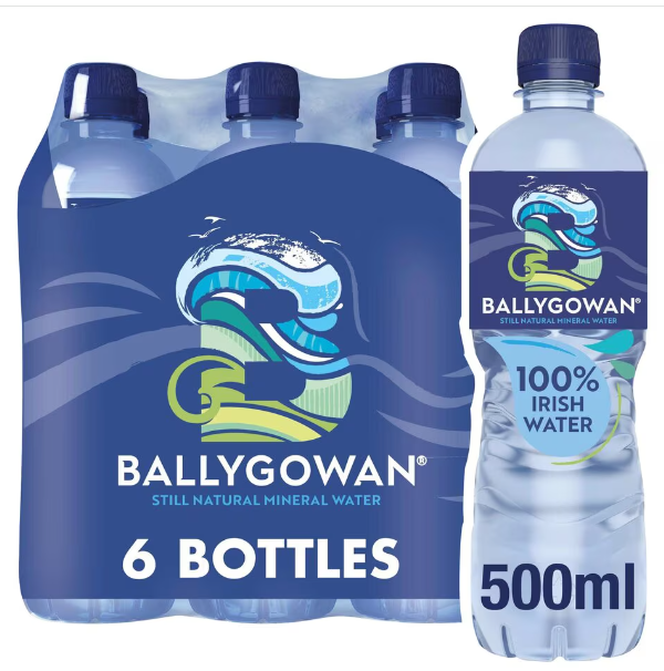 4 x Ballygowan Still Natural Mineral Water 6 X 500Ml