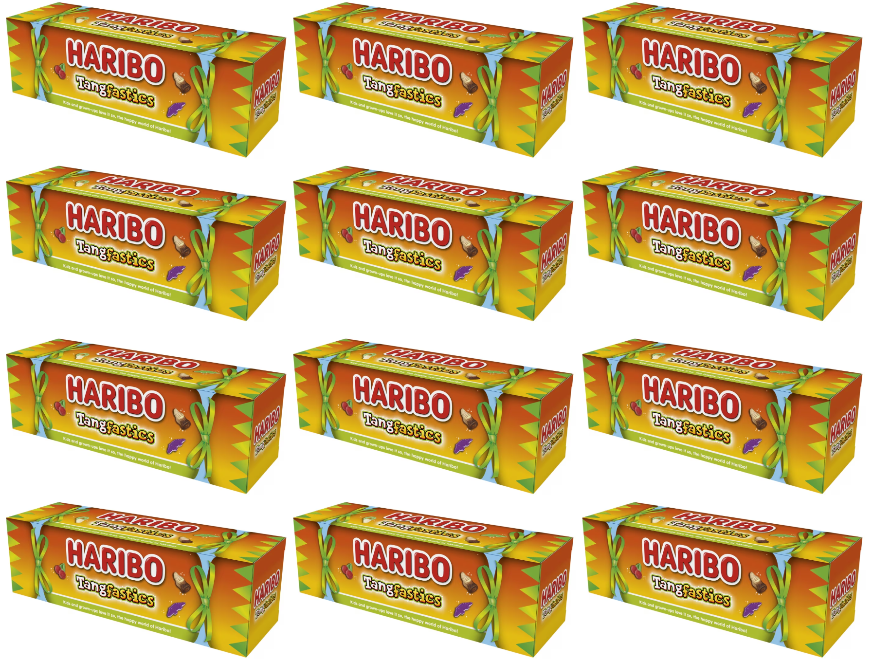 12 x Haribo Tangfastics Tube - 120GM