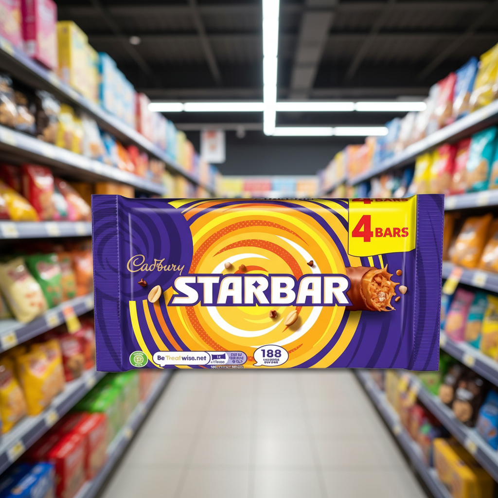 12 x Cadbury Starbar Bar 4pk - 148GM