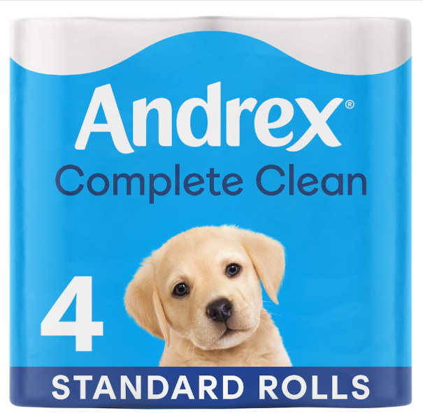 6 x Andrex Classic Clean Toilet Tissue 4 Rolls