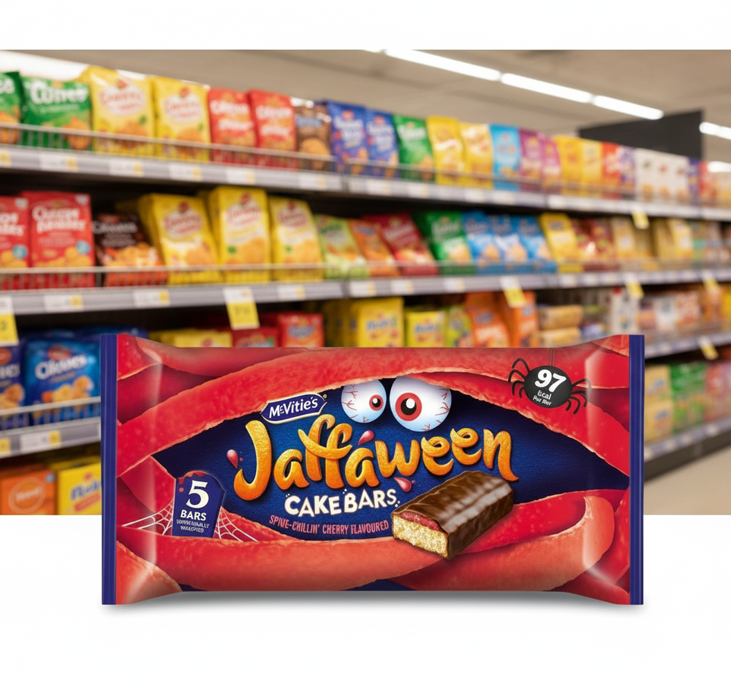 12 x Jaffaween Cherry Cakebar 5pk - 122GM