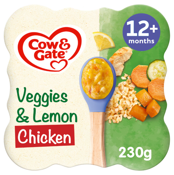 5 x Cow & Gate Plate Lemon Chicken & Veg - 230G