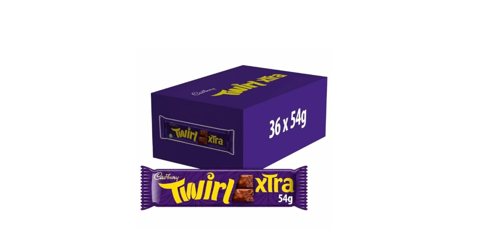 36 x Cadbury Twirl Xtra 54G