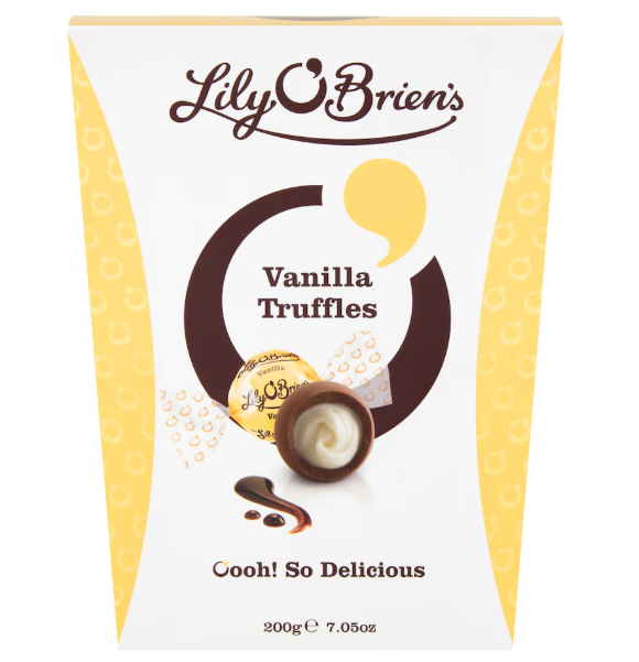 8 x Lily O Brien's Vanilla Truffles 200G