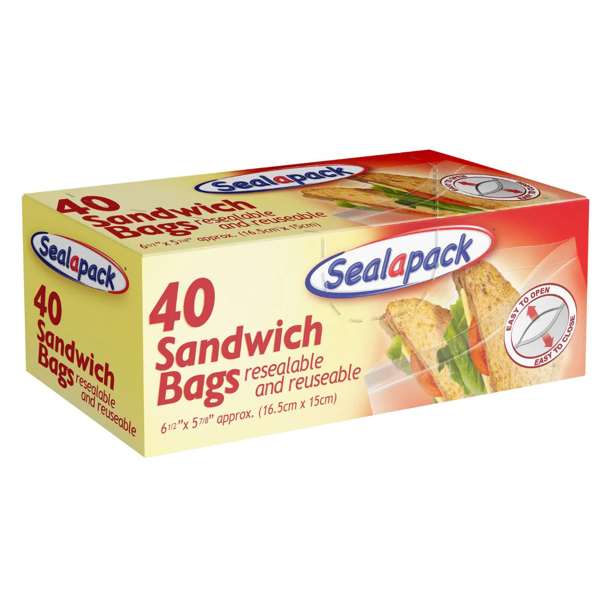 36 x Sealapack Sandwich Bags - 40 Pack