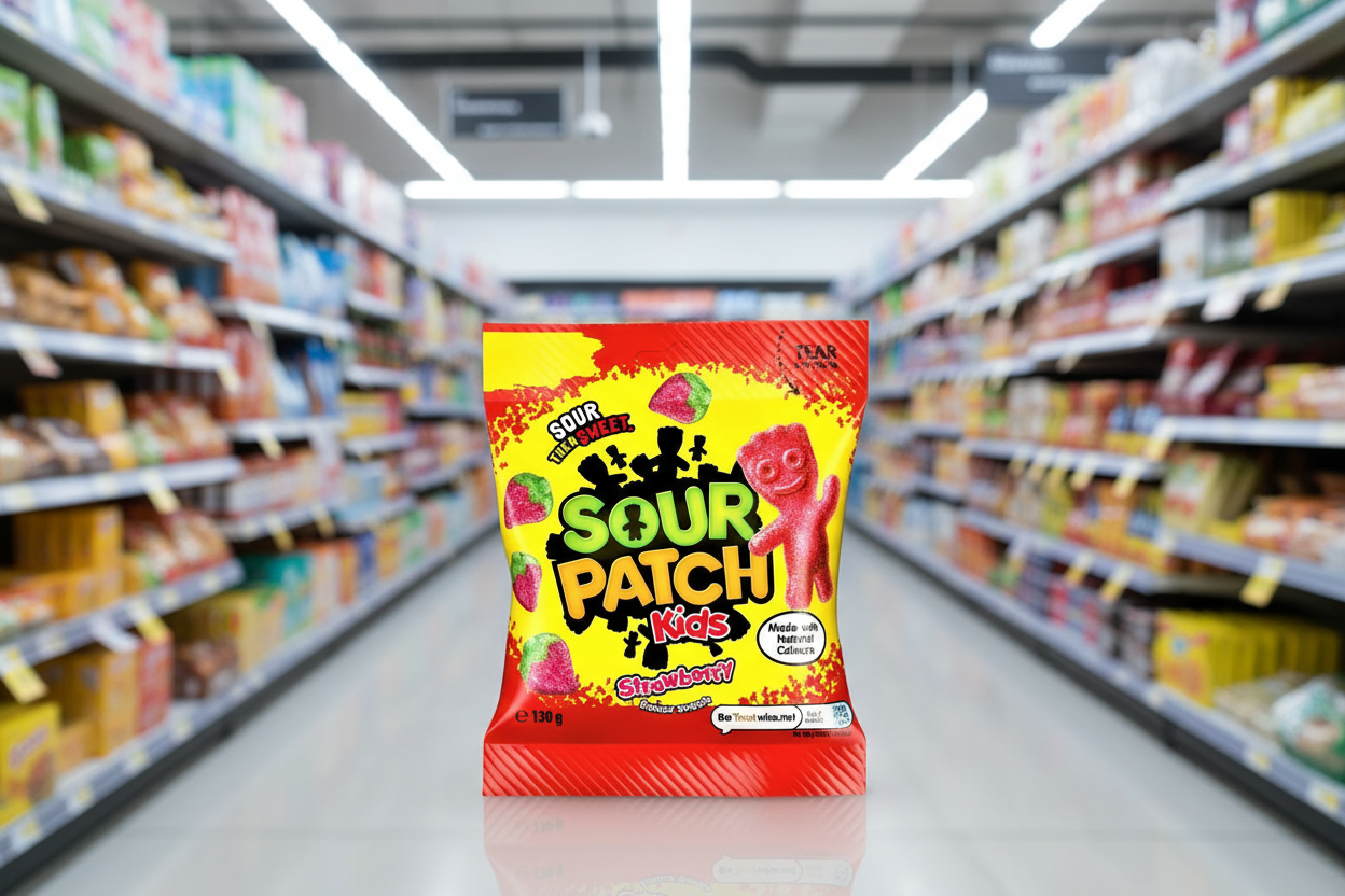 10 x Sour Patch Kids Strawberry Candy 130G