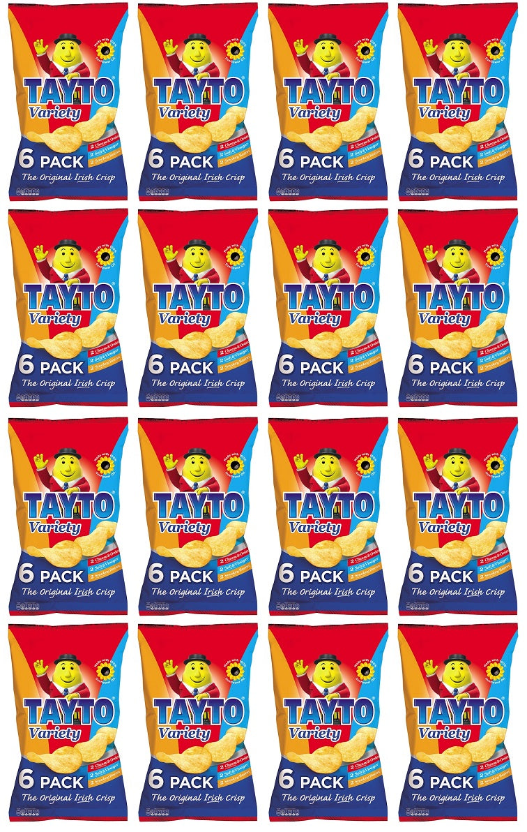 16 x Tayto Variety Pack (6 X 25G)