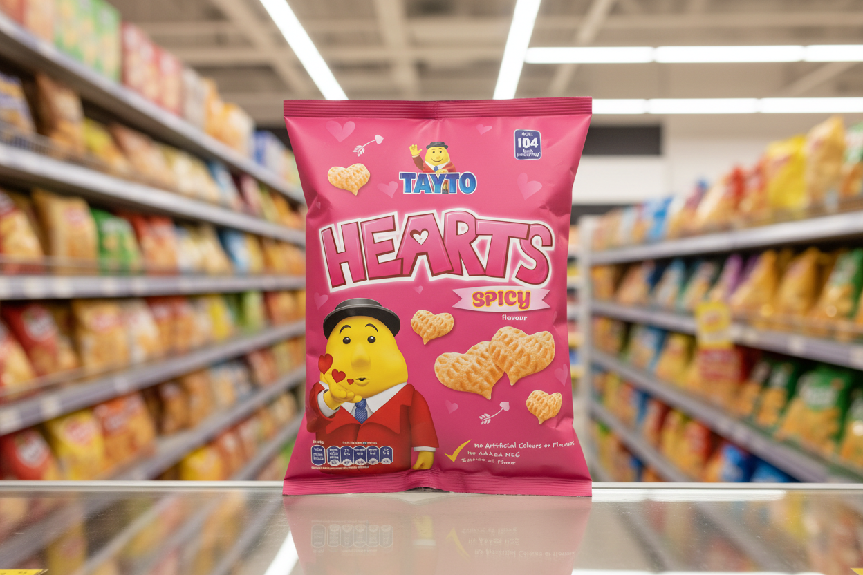 12 x Tayto Hearts Sharing 95G