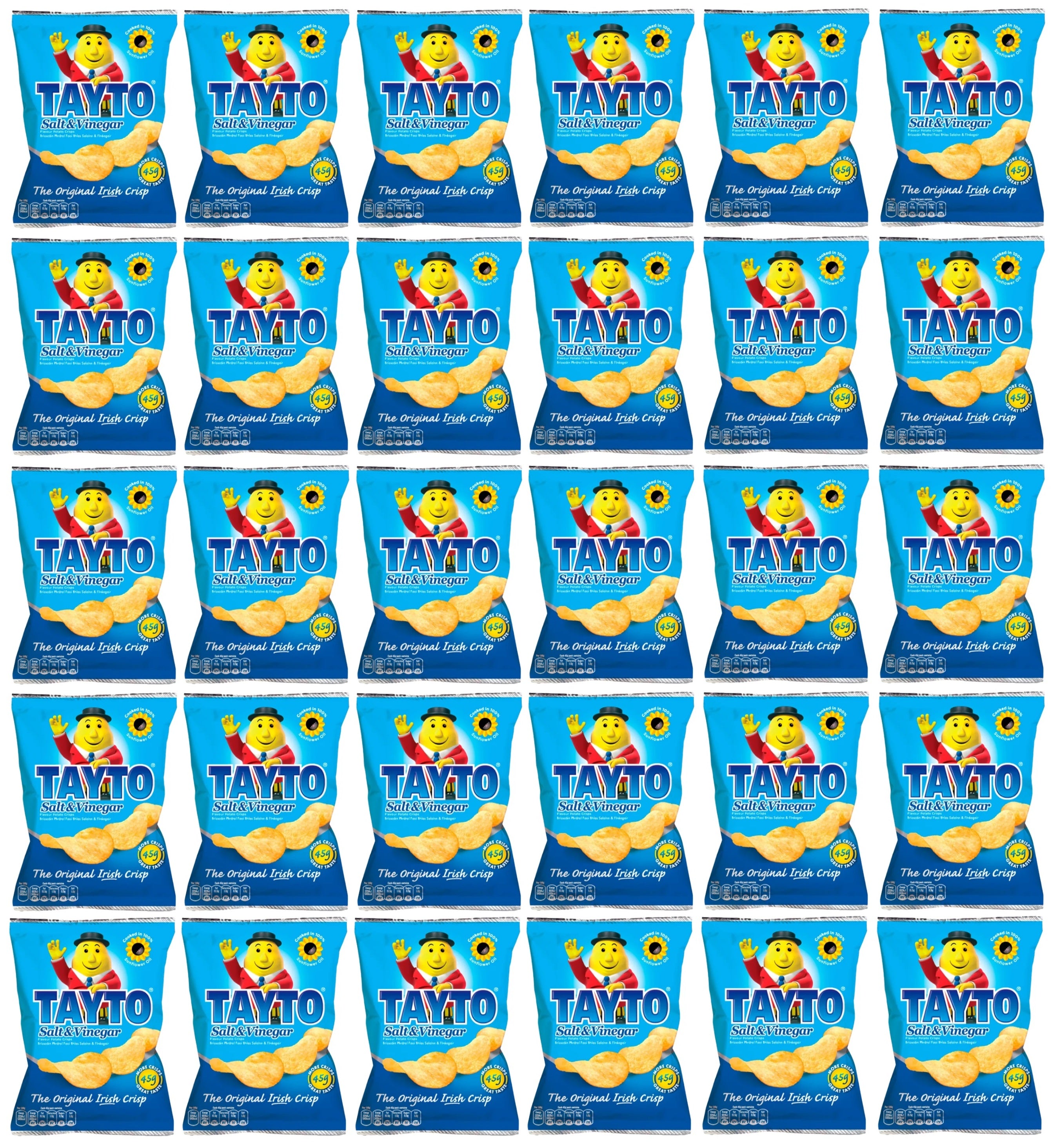 30 x Tayto Salt & Vinnegar 35g