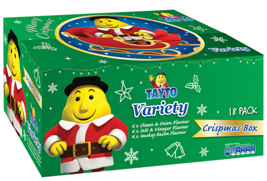 18 x Tayto Variety Party Box Limited Edition 25g
