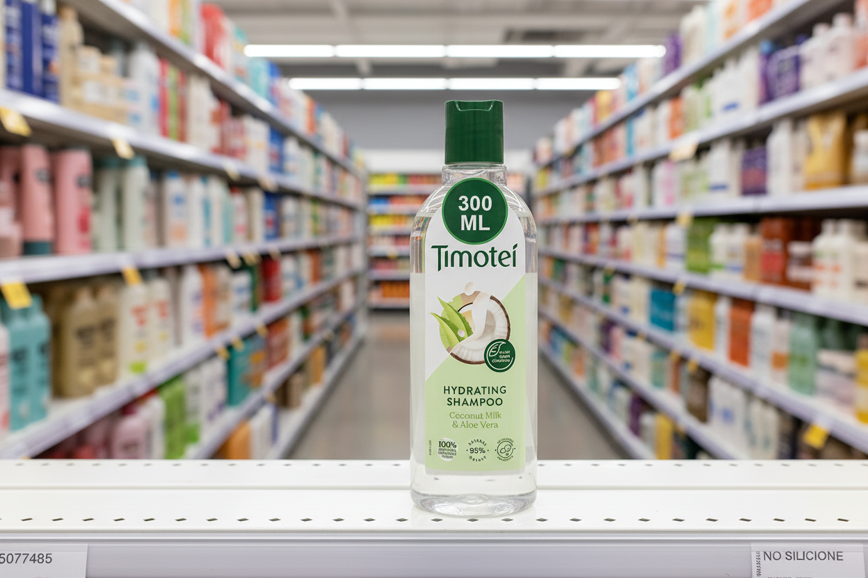 12 x Timotei Hydrating Shampoo Coconut Milk & Aloe Vera 300Ml