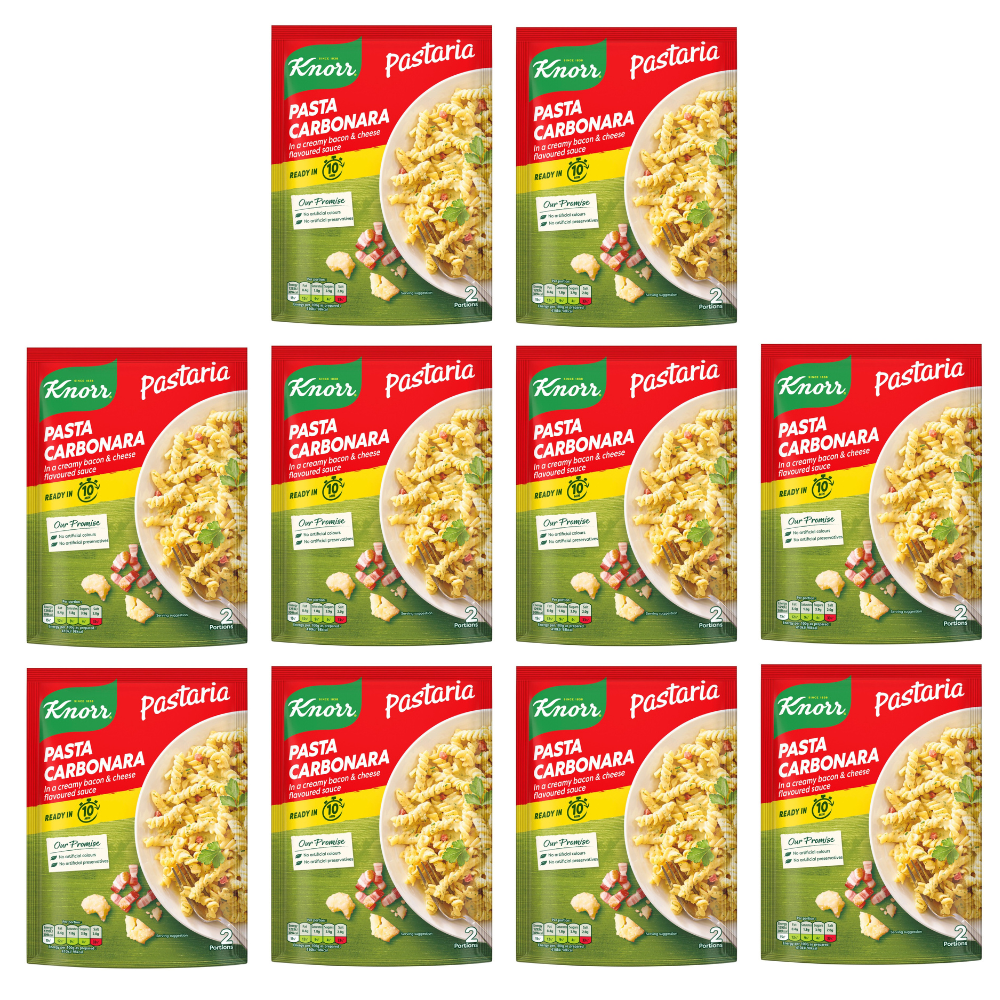 10 x Knorr Pastaria Carbonara 155G