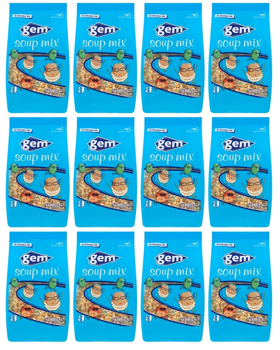 12 x Gem Soup Mix 500G