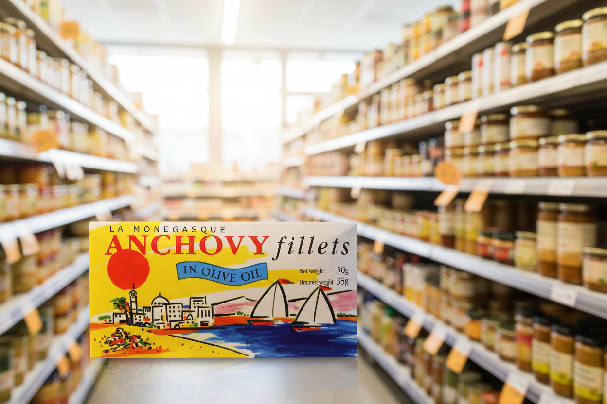 12 x La Monegasque Anchovy Fillets 50G