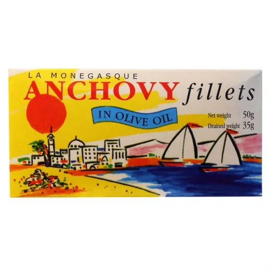 12 x La Monegasque Anchovy Fillets 50G