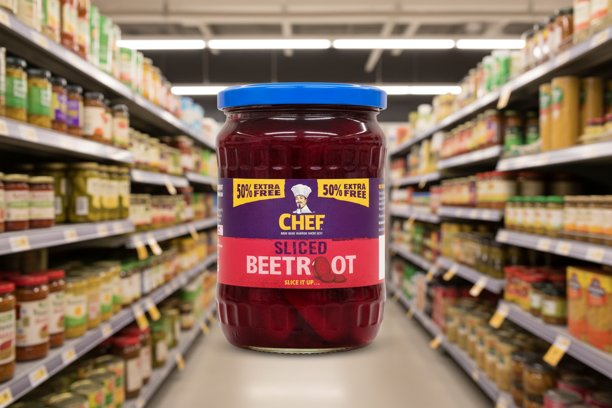 12 x Chef Sliced Beetroot 350G