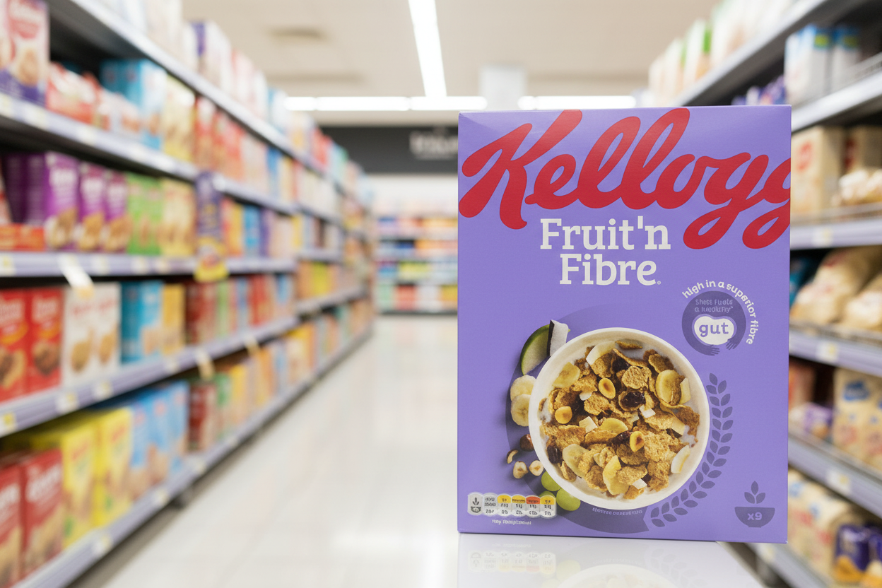 12 x Kellogg's Fruit N Fibre 375G