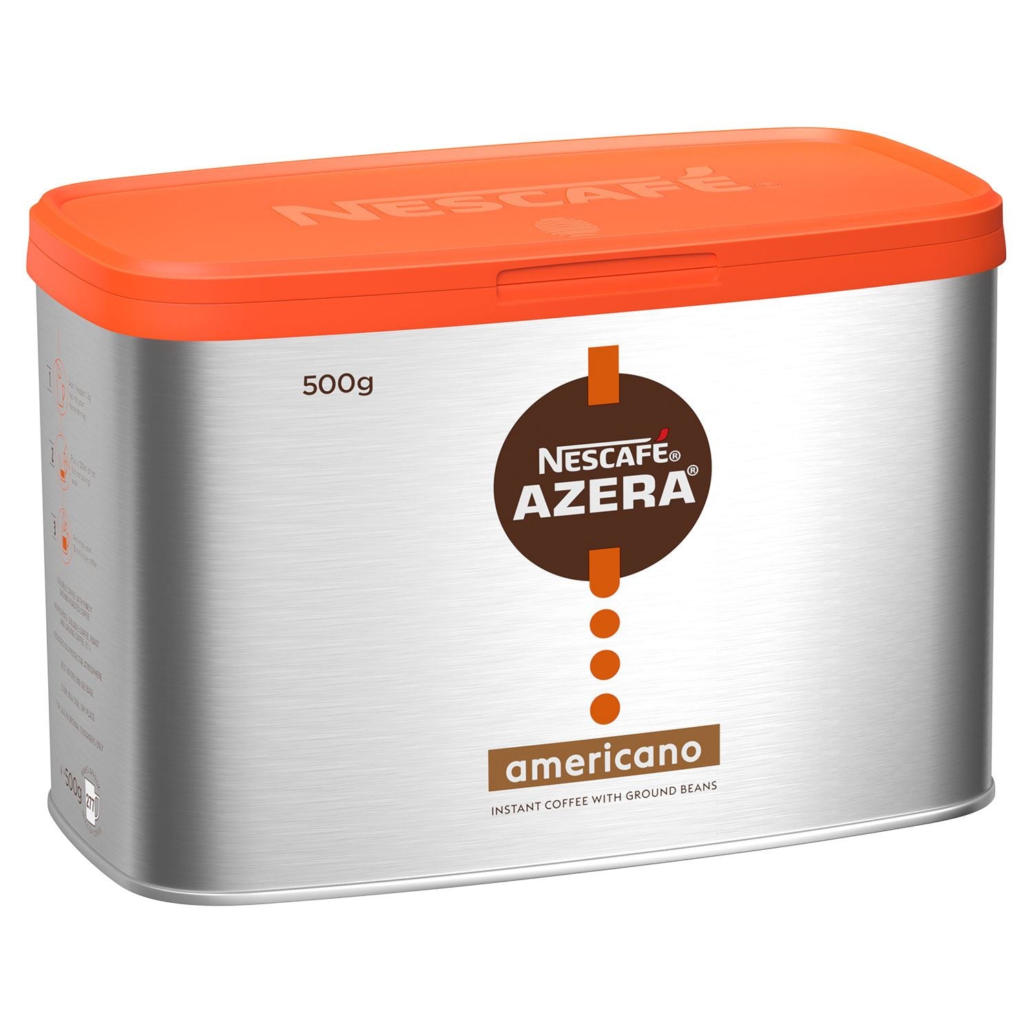 Nescafé Azera Americano Instant Coffee With Ground Beans 500G
