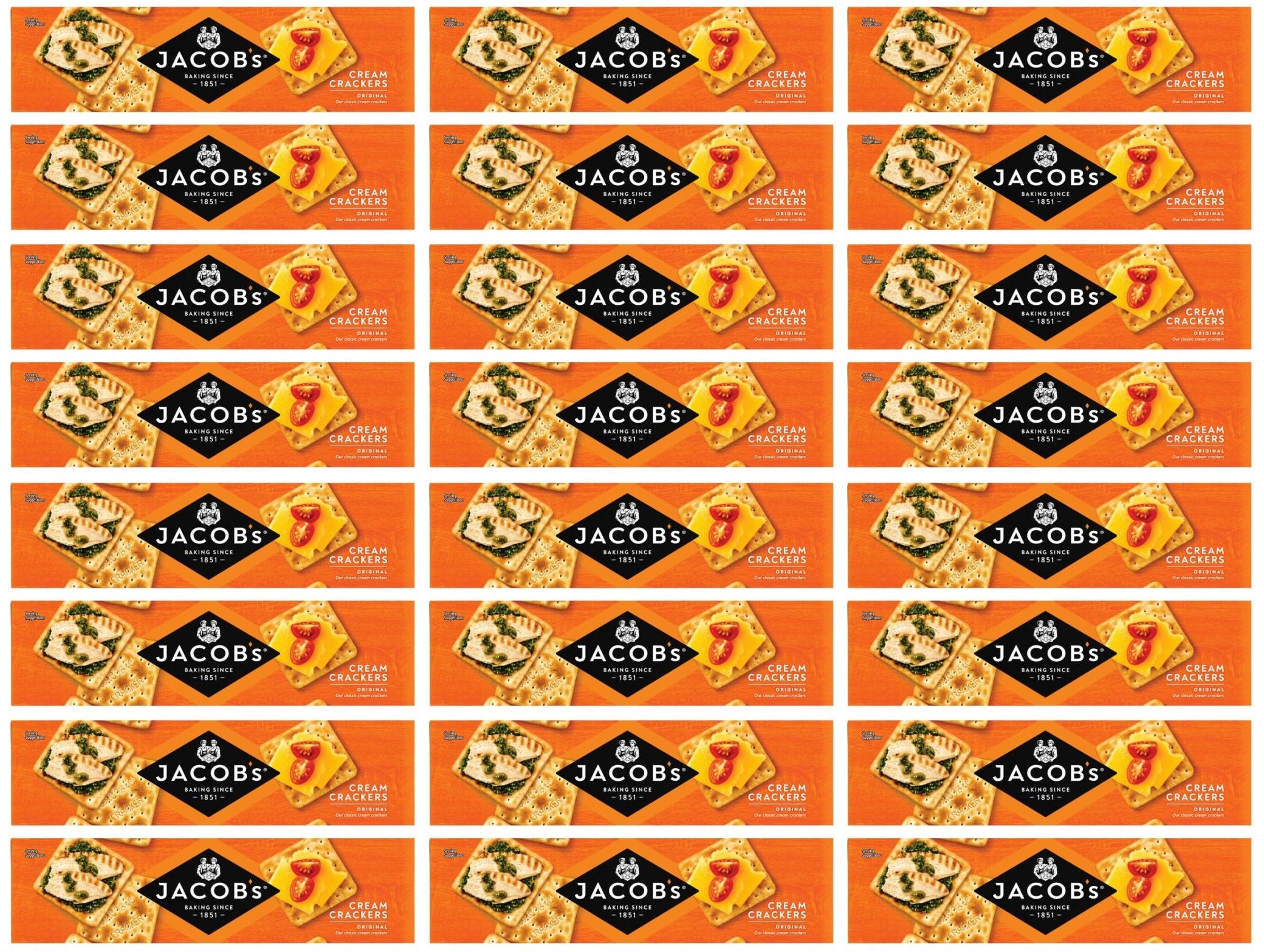 24 x Jacob's Cream Crackers 300G