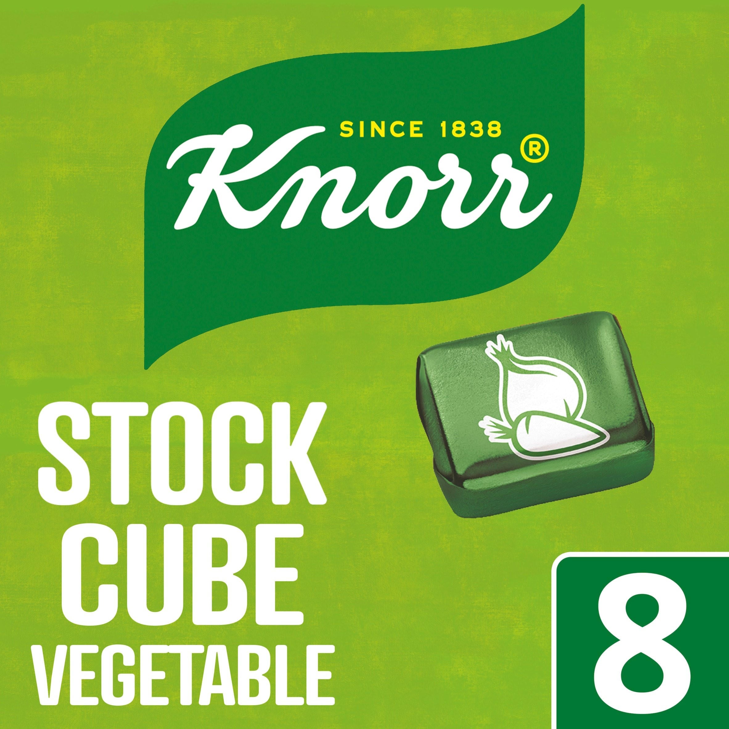 12 x Knorr Stock Cubes Vegetable 8X 10 G