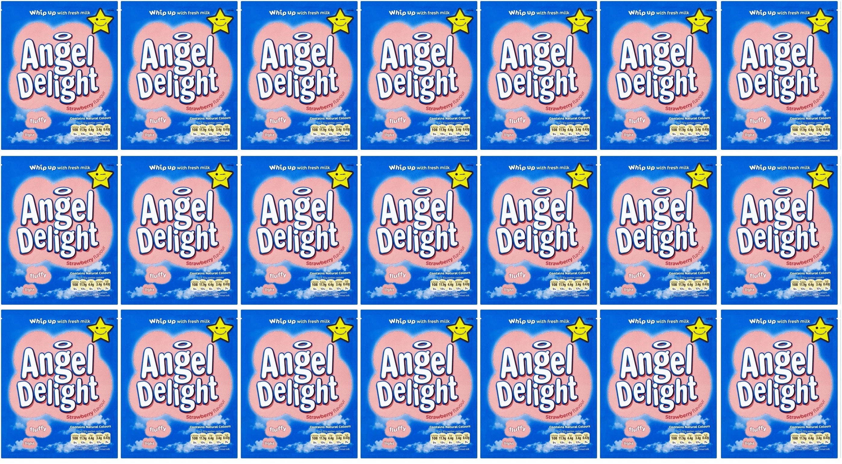 21 x Angel Delight Strawberry Flavour 59G