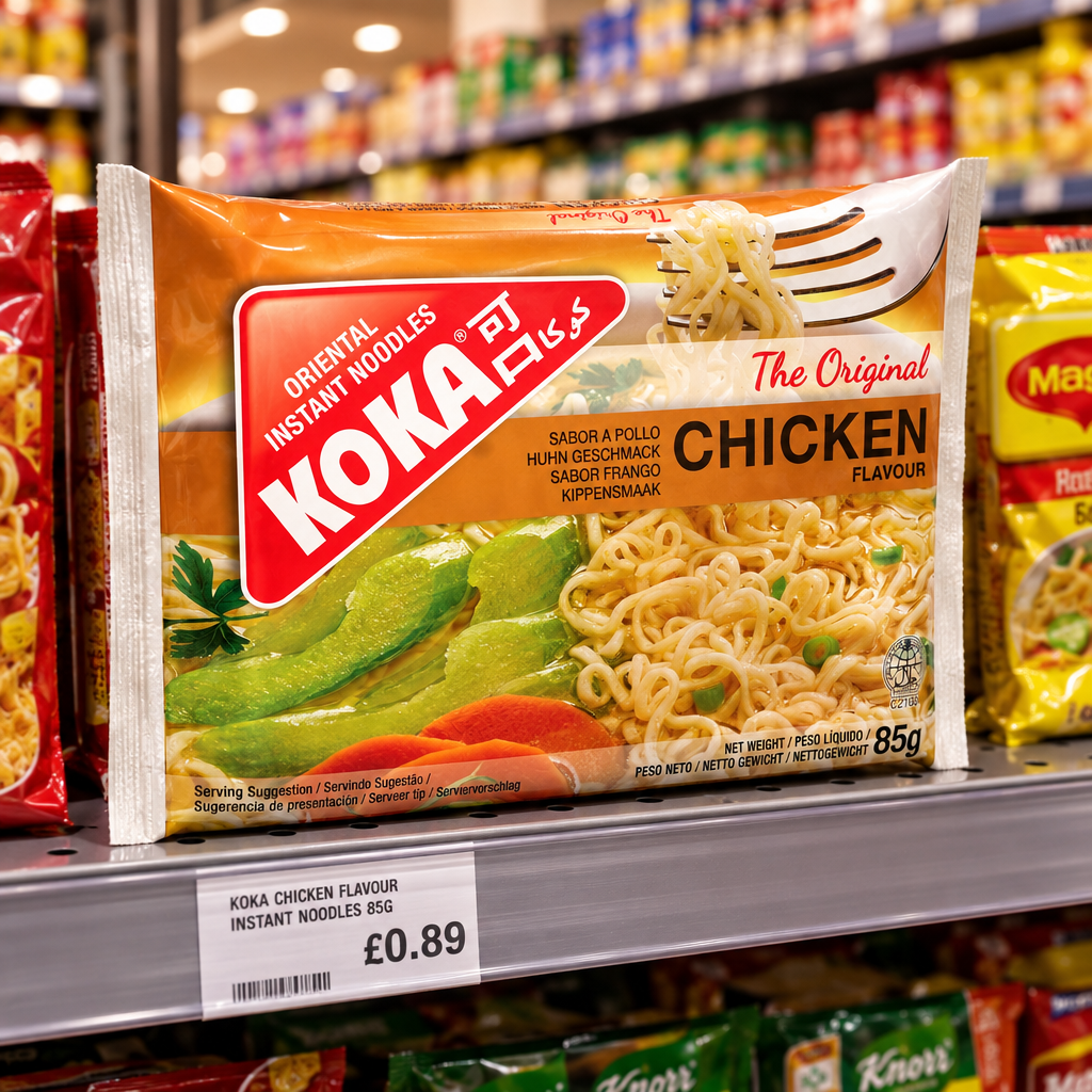 30 x Koka The Original Chicken Flavour Oriental Instant Noodles 85G