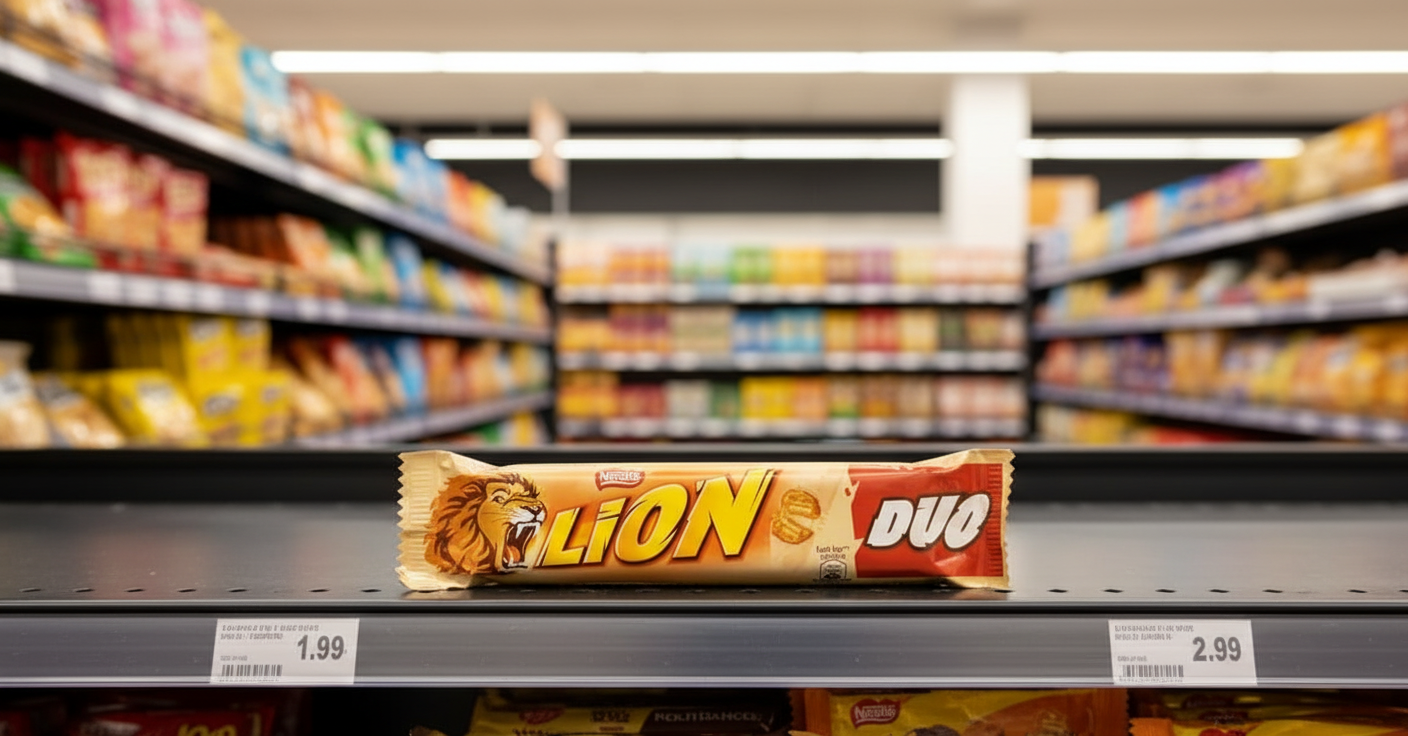 28 x Lion White Chocolate Duo Bar 60G