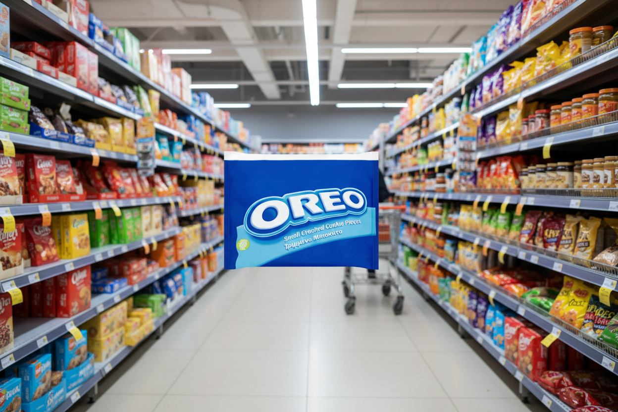 12 x Oreo Small Crushed Cookie Pieces 400G