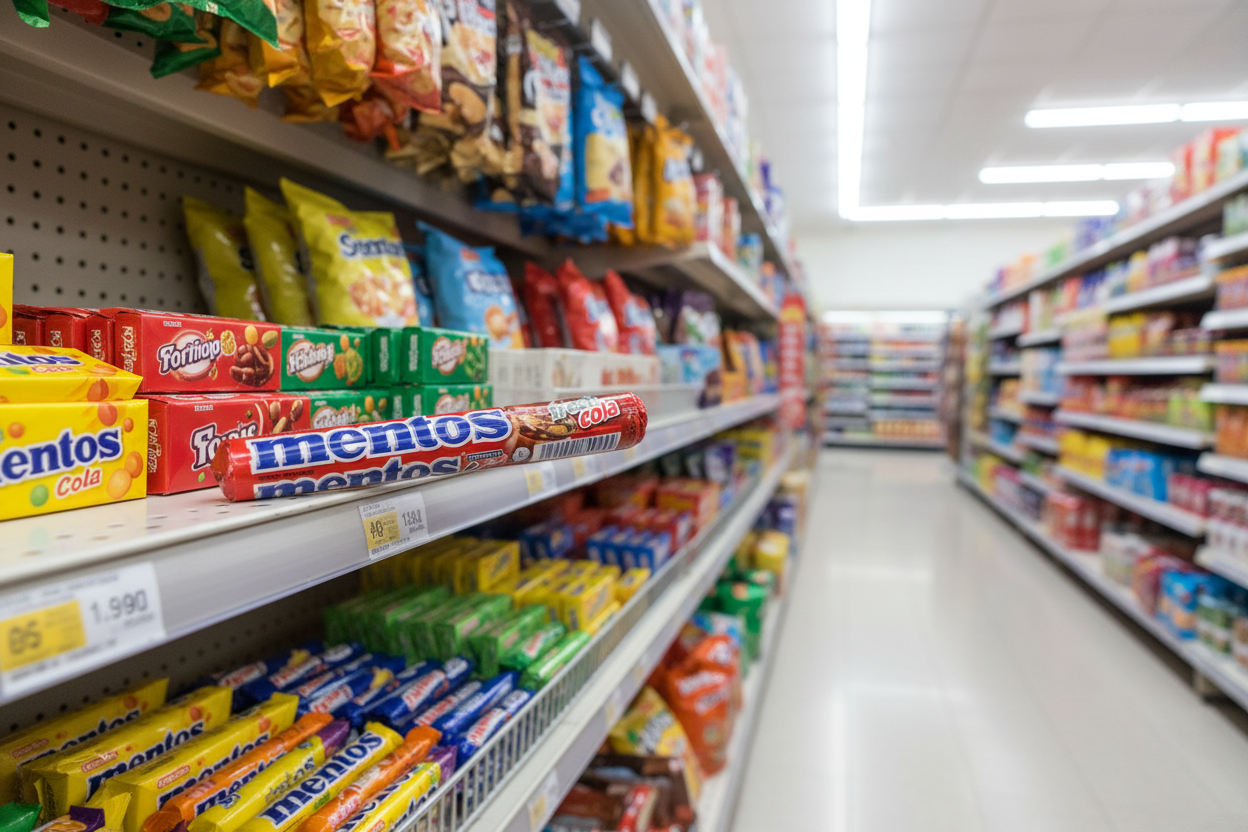 25 x Mentos Cola Chewy Dragees Rolls