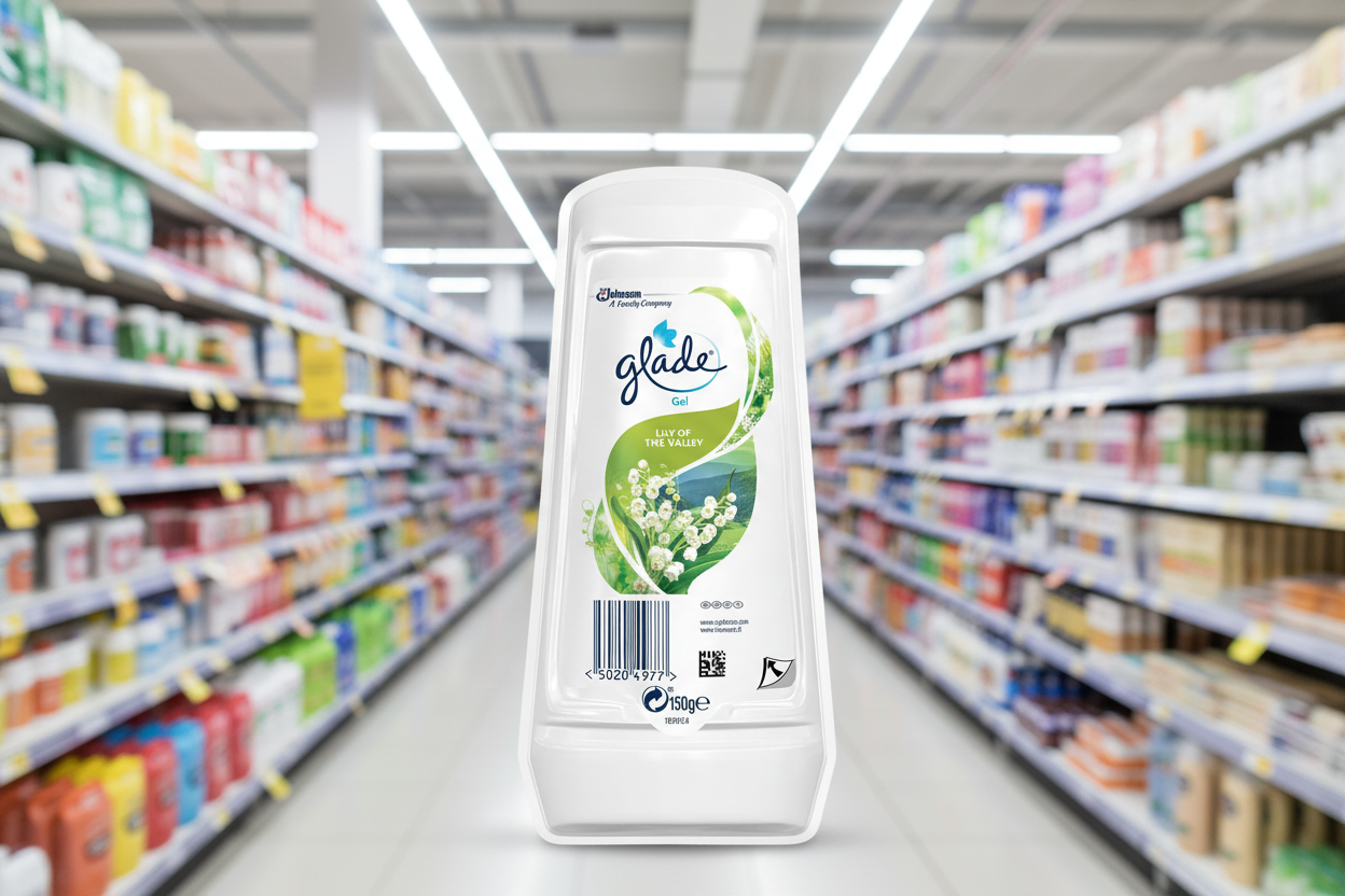 8 x Glade Solid Gel Lily Of The Valley Air Freshener 150G