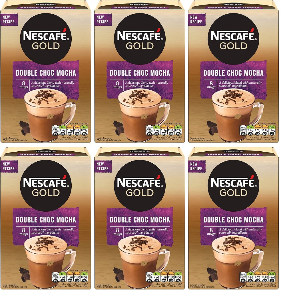 6 x Nescafe Double Choc Mocha 8 X 20.9G (167.2G)
