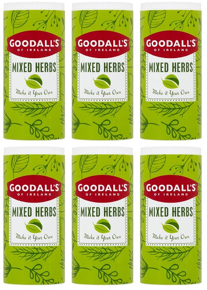 6 x Goodall's Of Ireland Mixed Herbs 30G