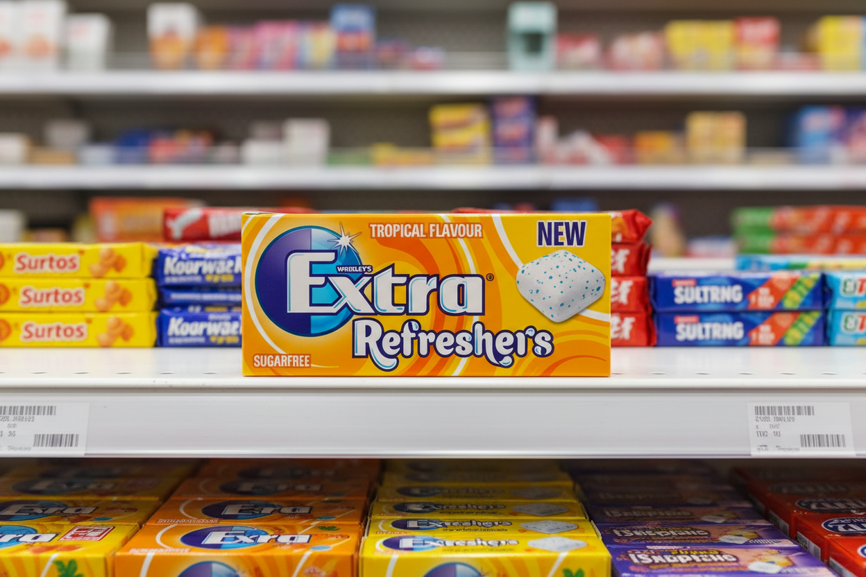 16 x Wrigley's Extra Refreshers Tropical 7Pc