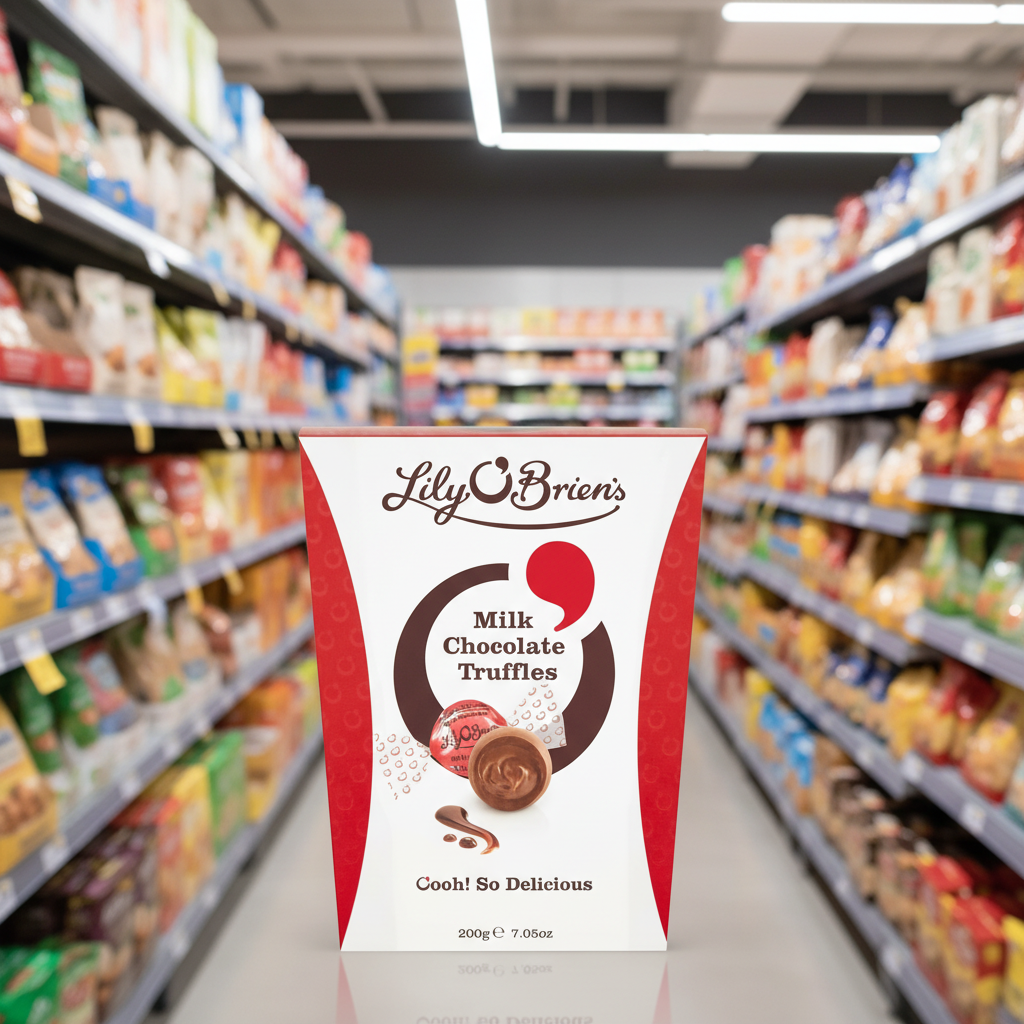 8 x Lily O Brien's Milk Chocolate Truffles 200G